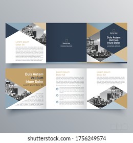 Brochure design, brochure template, creative tri-fold, trend brochure