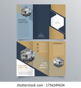 Brochure design, brochure template, creative tri-fold, trend brochure