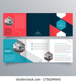 Brochure design, brochure template, creative tri-fold, trend brochure