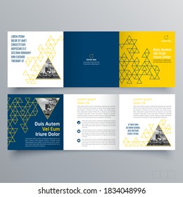 Brochure design, brochure template, creative tri-fold, trend brochure