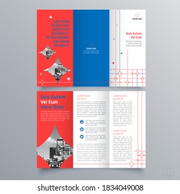 Brochure design, brochure template, creative tri-fold, trend brochure