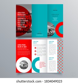 Brochure design, brochure template, creative tri-fold, trend brochure