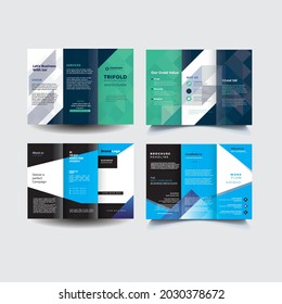 Brochure design, brochure template, creative tri-fold, trend brochure