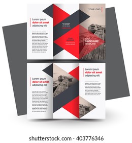 Brochure design, brochure template, creative tri-fold, trend brochure