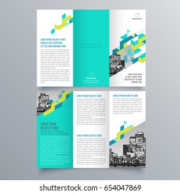 Brochure design, brochure template, creative tri-fold, trend brochure