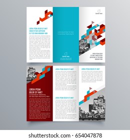 Brochure design, brochure template, creative tri-fold, trend brochure