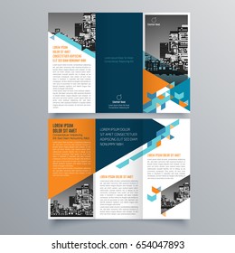 Brochure design, brochure template, creative tri-fold, trend brochure