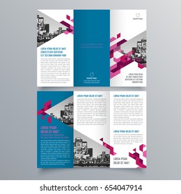 Brochure design, brochure template, creative tri-fold, trend brochure