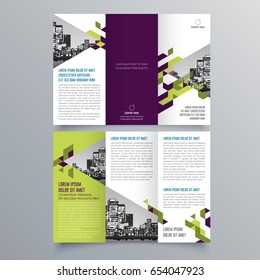 Brochure design, brochure template, creative tri-fold, trend brochure