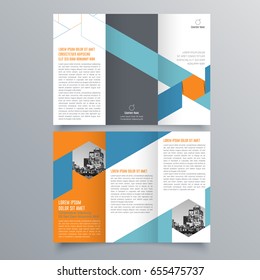 Brochure design, brochure template, creative tri-fold, trend brochure