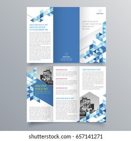 Brochure design, brochure template, creative tri-fold, trend brochure