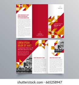 Brochure design, brochure template, creative tri-fold, trend brochure