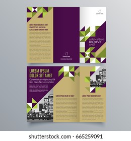 Brochure design, brochure template, creative tri-fold, trend brochure