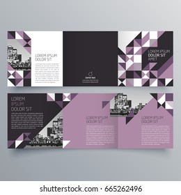 Brochure design, brochure template, creative tri-fold, trend brochure