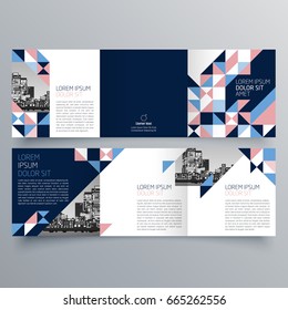 Brochure design, brochure template, creative tri-fold, trend brochure