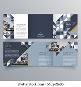 Brochure design, brochure template, creative tri-fold, trend brochure
