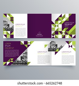 Brochure design, brochure template, creative tri-fold, trend brochure