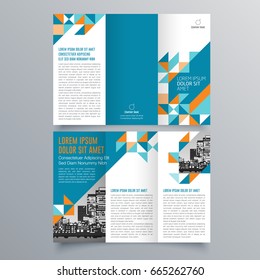 Brochure design, brochure template, creative tri-fold, trend brochure
