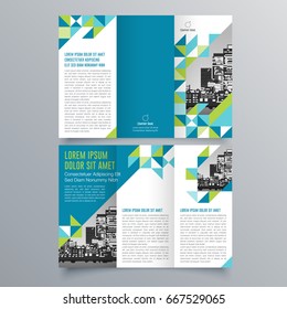 Brochure design, brochure template, creative tri-fold, trend brochure