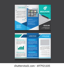Brochure design, brochure template, creative trifold, trend brochure.