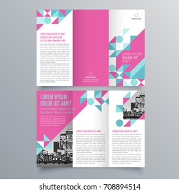 Brochure design, brochure template, creative tri-fold, trend brochure
