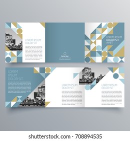 Brochure design, brochure template, creative tri-fold, trend brochure