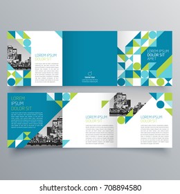 Brochure design, brochure template, creative tri-fold, trend brochure