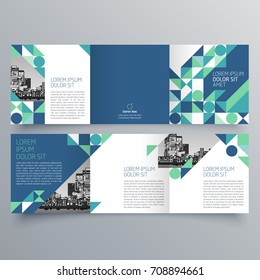Brochure design, brochure template, creative tri-fold, trend brochure