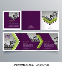 Brochure design, brochure template, creative tri-fold, trend brochure