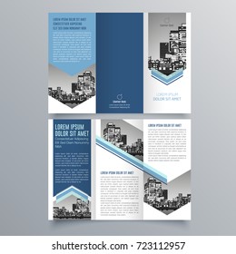 Brochure design, brochure template, creative tri-fold, trend brochure