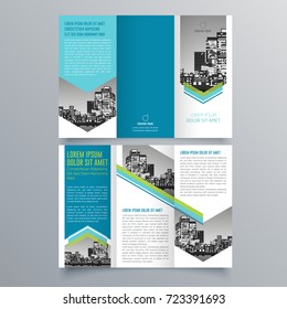 Brochure design, brochure template, creative tri-fold, trend brochure