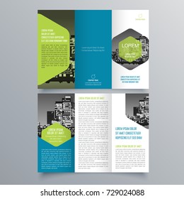 Brochure design, brochure template, creative tri-fold, trend brochure