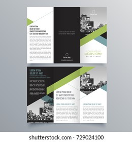 Brochure design, brochure template, creative tri-fold, trend brochure