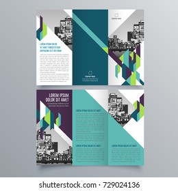 Brochure design, brochure template, creative tri-fold, trend brochure