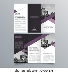 Brochure design, brochure template, creative tri-fold, trend brochure