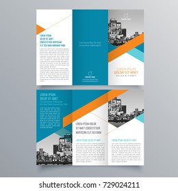 Brochure design, brochure template, creative tri-fold, trend brochure