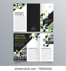 Brochure design, brochure template, creative tri-fold, trend brochure