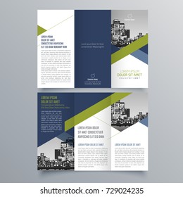 Brochure design, brochure template, creative tri-fold, trend brochure