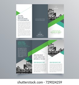Brochure design, brochure template, creative tri-fold, trend brochure