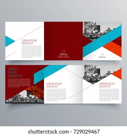 Brochure design, brochure template, creative tri-fold, trend brochure