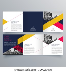 Brochure design, brochure template, creative tri-fold, trend brochure