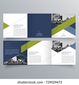 Brochure design, brochure template, creative tri-fold, trend brochure