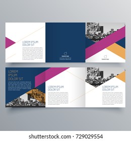 Brochure design, brochure template, creative tri-fold, trend brochure