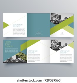 Brochure design, brochure template, creative tri-fold, trend brochure