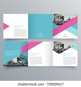 Brochure design, brochure template, creative tri-fold, trend brochure