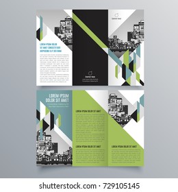 Brochure design, brochure template, creative tri-fold, trend brochure