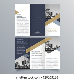 Brochure design, brochure template, creative tri-fold, trend brochure