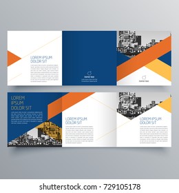 Brochure design, brochure template, creative tri-fold, trend brochure