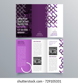 Brochure design, brochure template, creative tri-fold, trend brochure