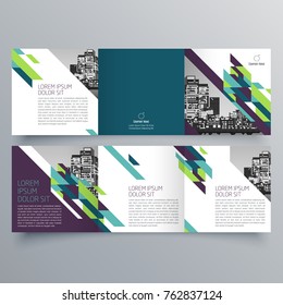 Brochure design, brochure template, creative tri-fold, trend brochure
